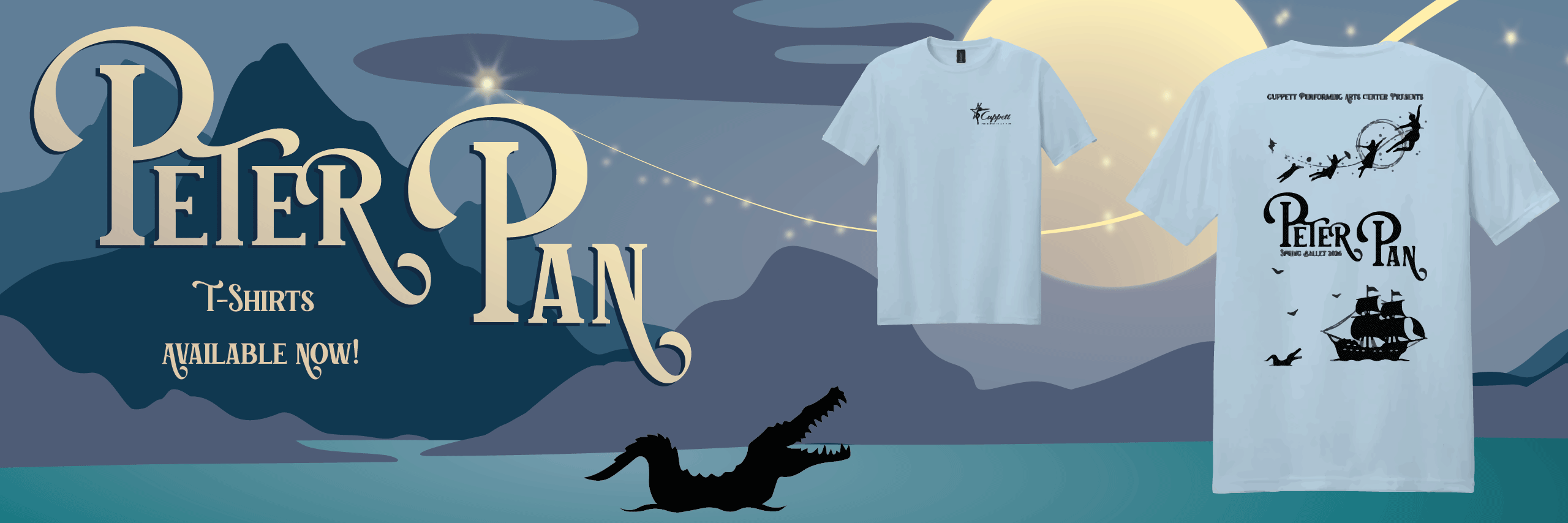 Order your Peter Pan tshirt today!